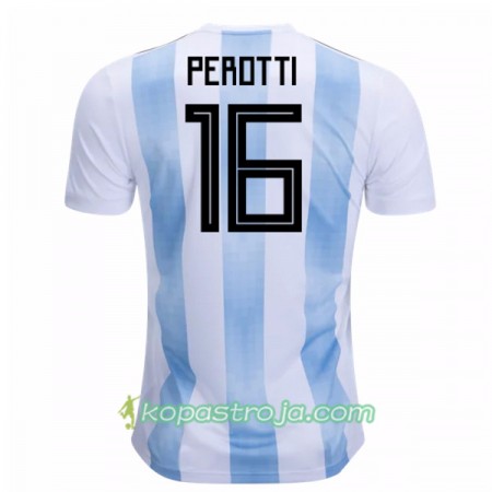 Billiga Fotbollströjor Argentina Perotti 16 WM 2018 Hemma tröja